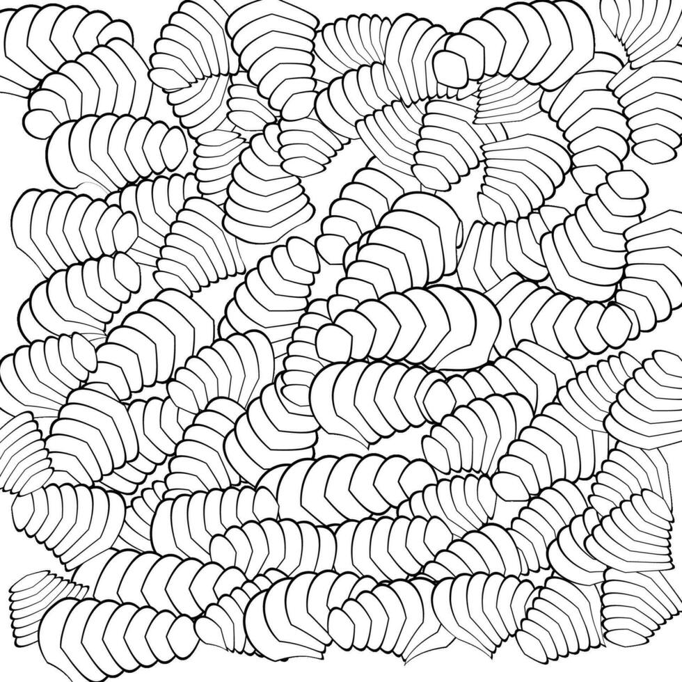 Vector monochrome lines pattern Background