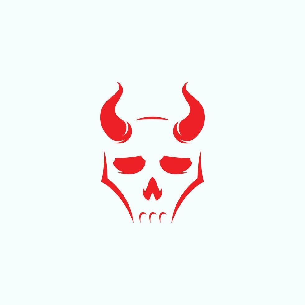 Devil logo symbol vector template