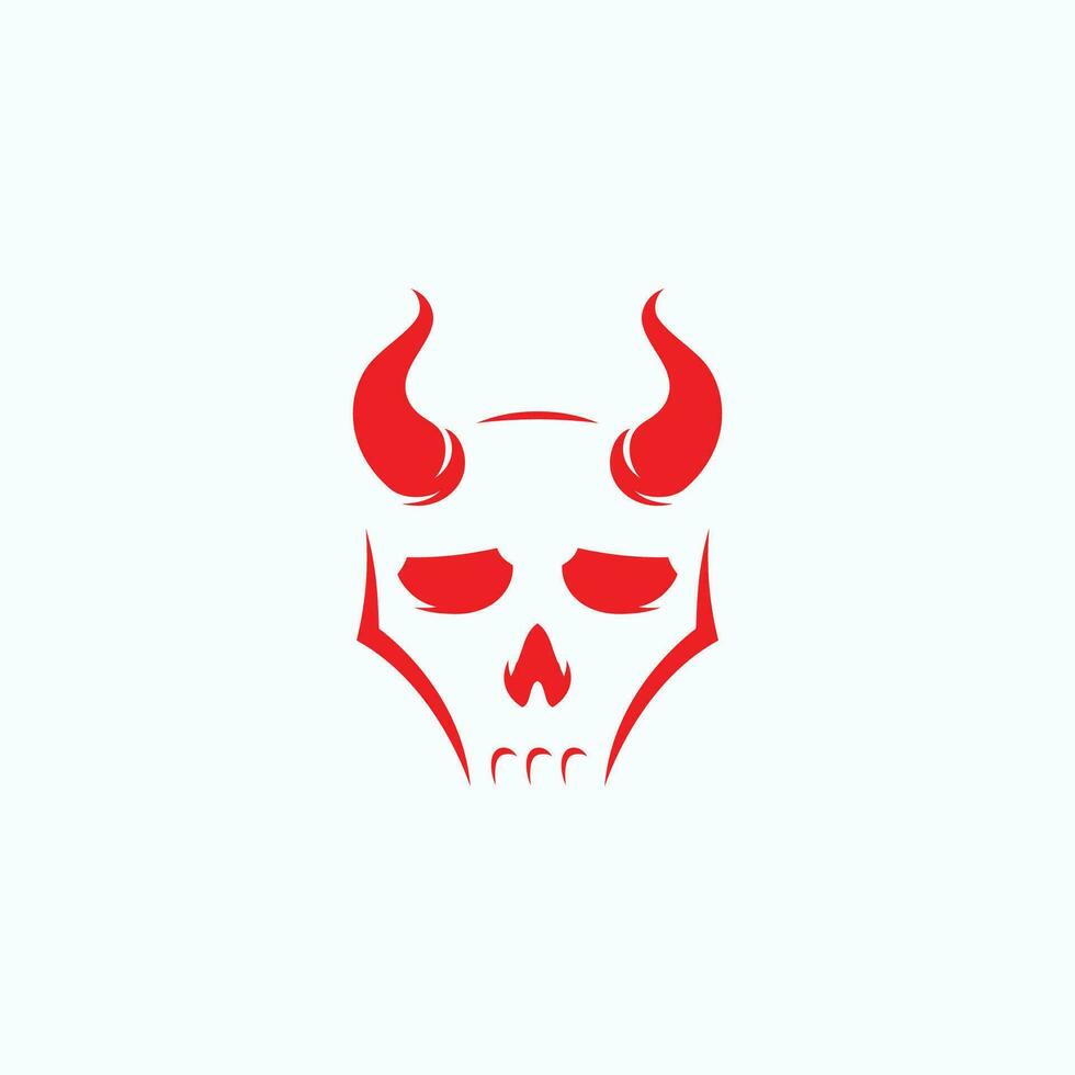 diablo logo símbolo vector modelo