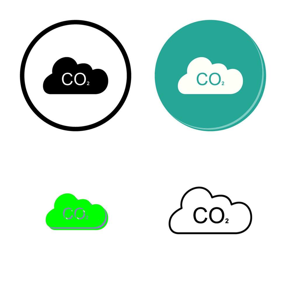 Carbon Dioxide Vector Icon