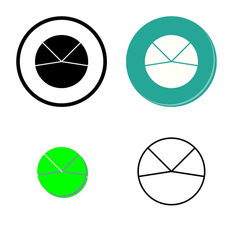 Pie Chart Analysis Vector Icon