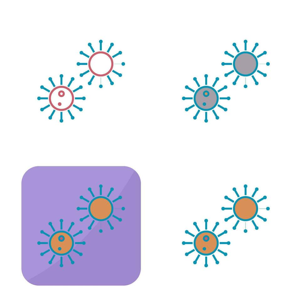 Unique Virus Vector Icon