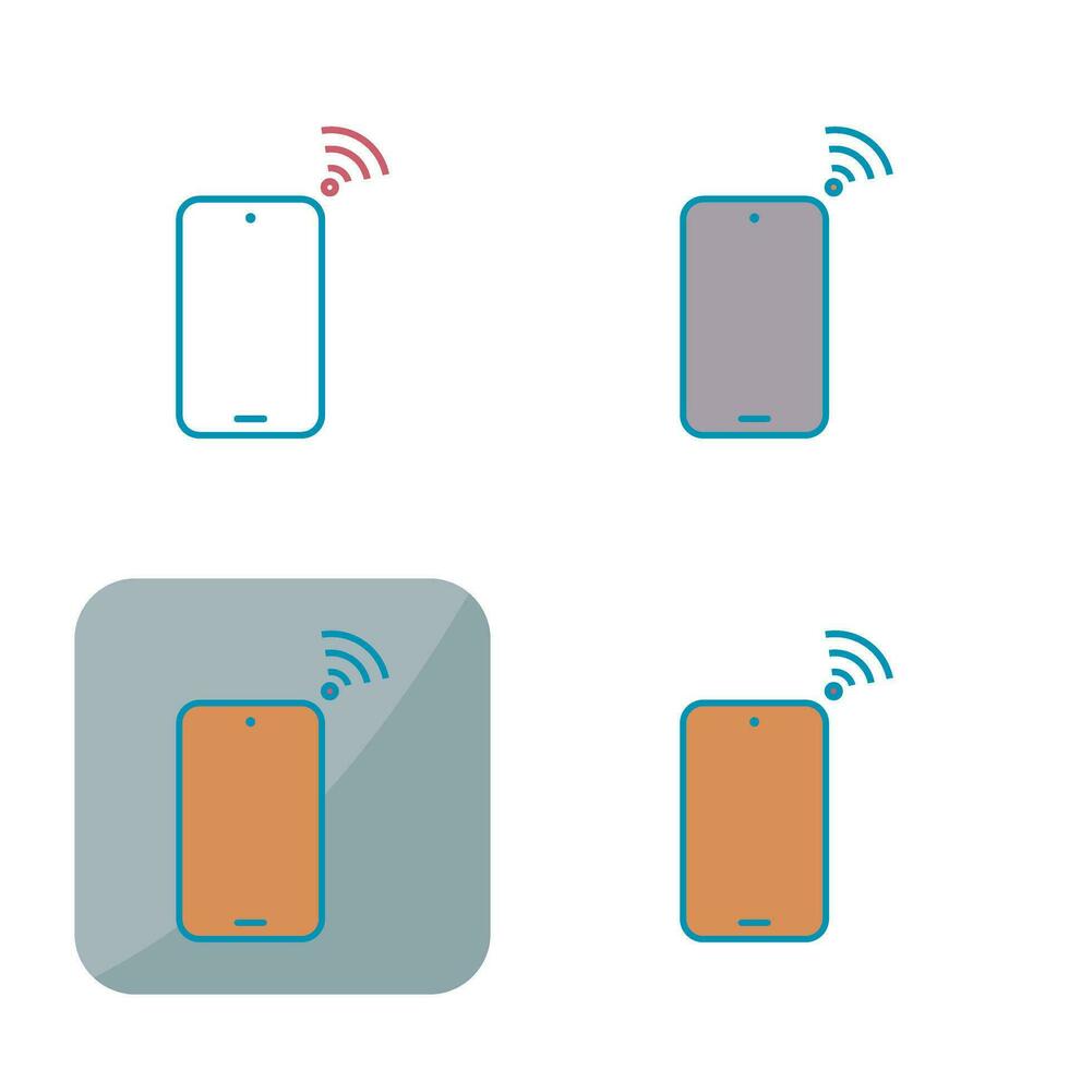 Unique Connected Device Vector Icon