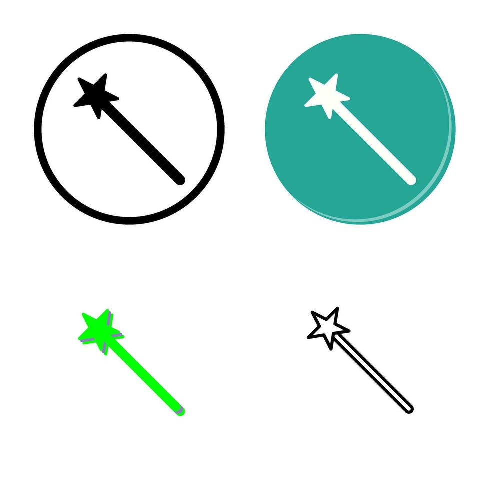 Unique Magic Vector Icon