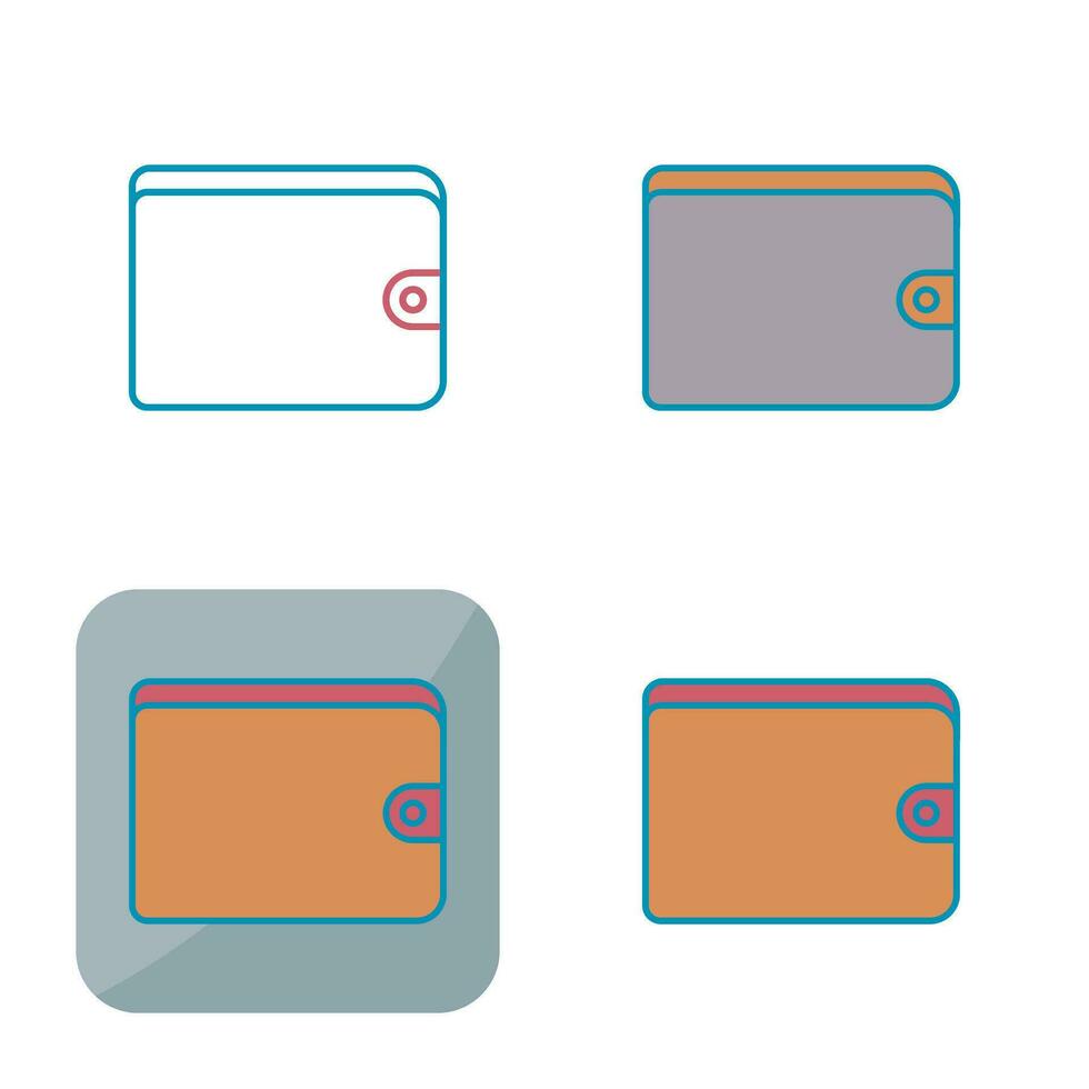 Unique Wallet Vector Icon