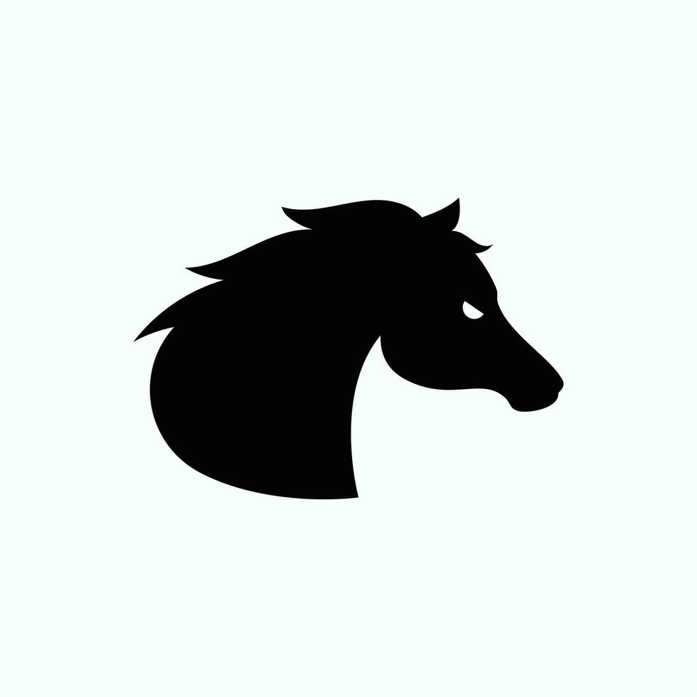 Abstract Horse Logo Symbol Design Illustration Vector