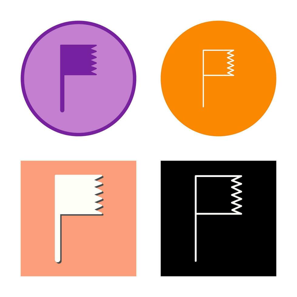 Unique Flag Vector Icon