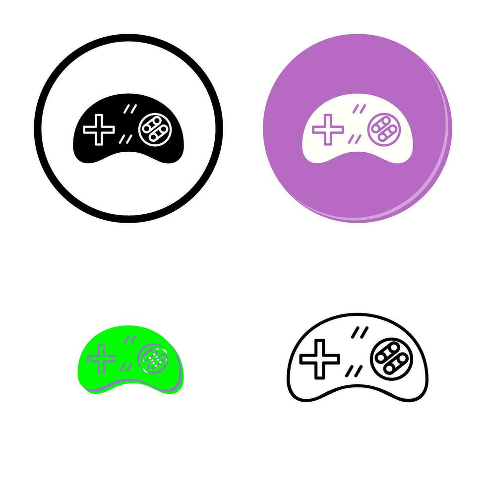 Unique Gaming Control Vector Icon