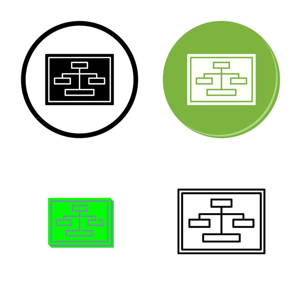 Unique Seo Structure Vector Icon