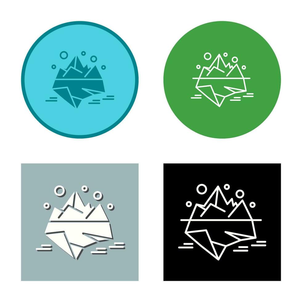 Iceberg Vector Icon