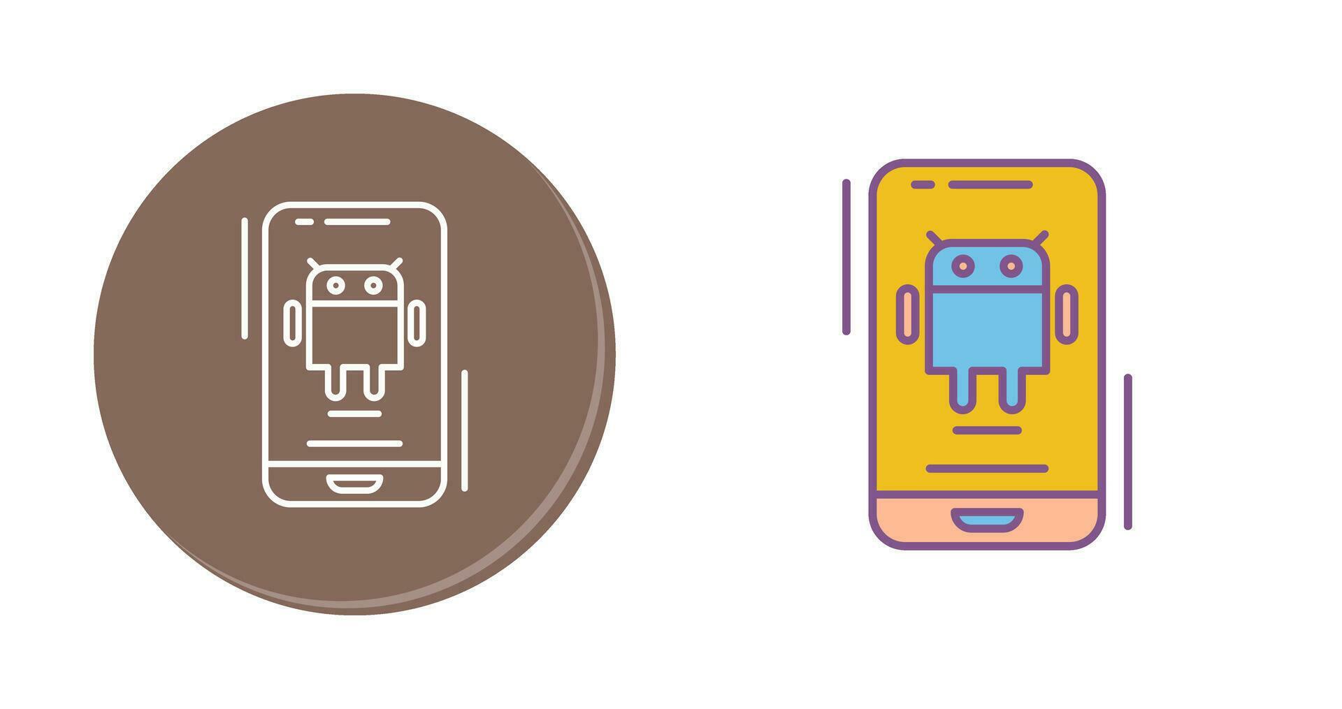 Android Vector Icon 34473926 Vector Art at Vecteezy