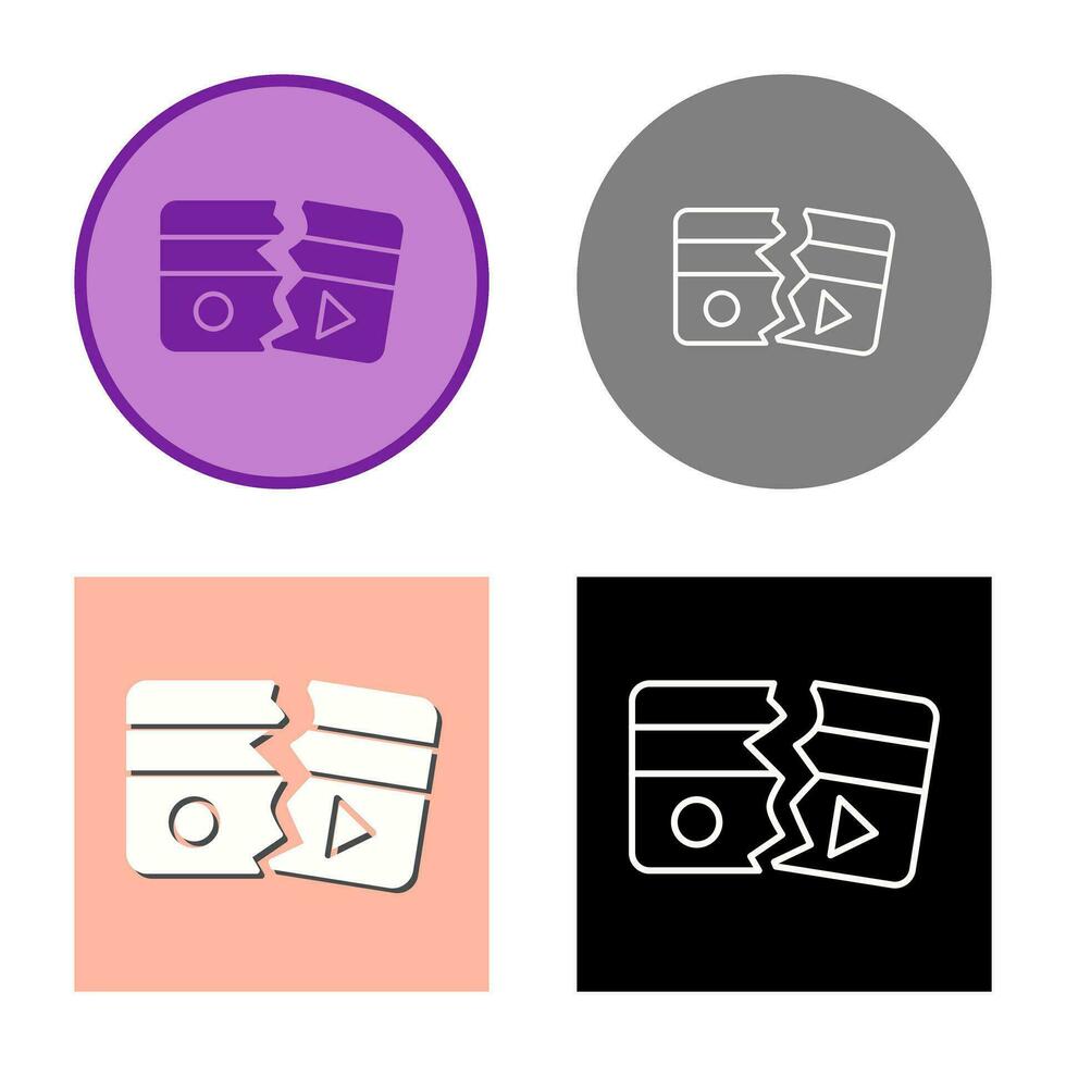 Broken Vector Icon