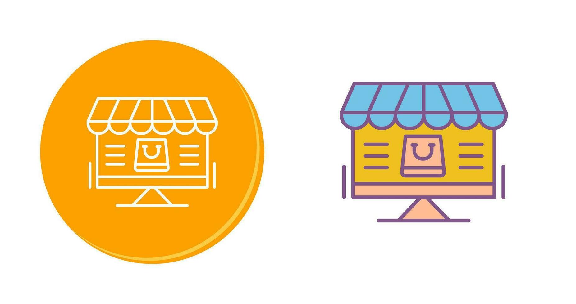 Online Shopping Vector Icon
