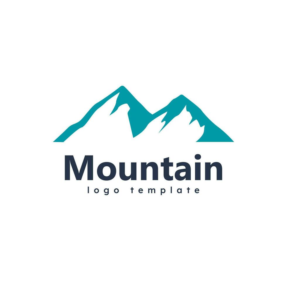 Mountain vector icon design template