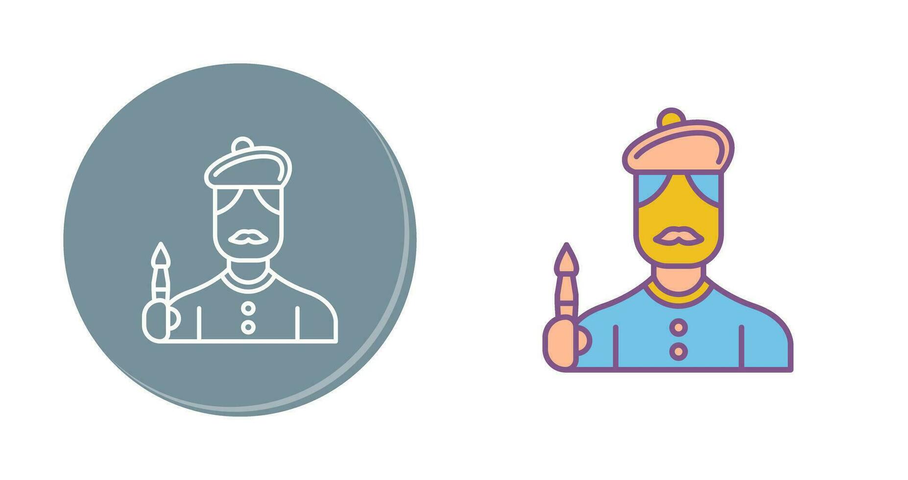 Artist Vector Icon