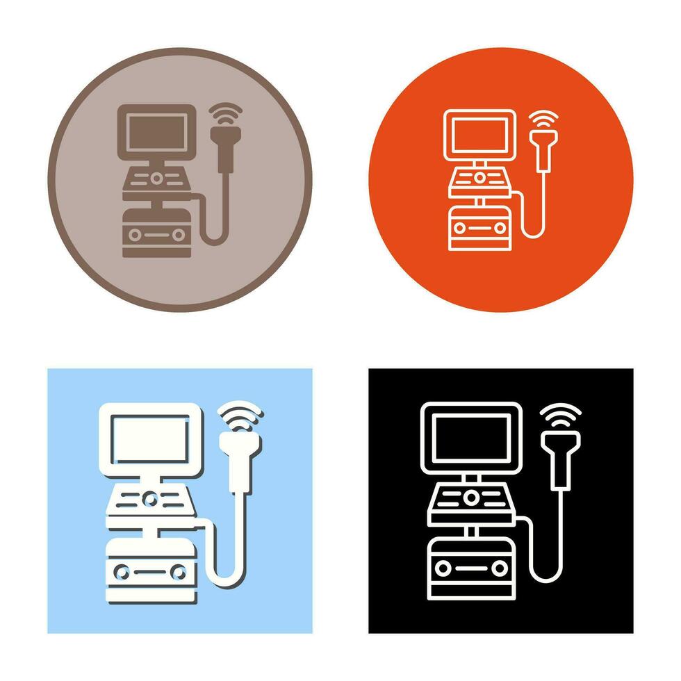 Ultrasound Machine Vector Icon