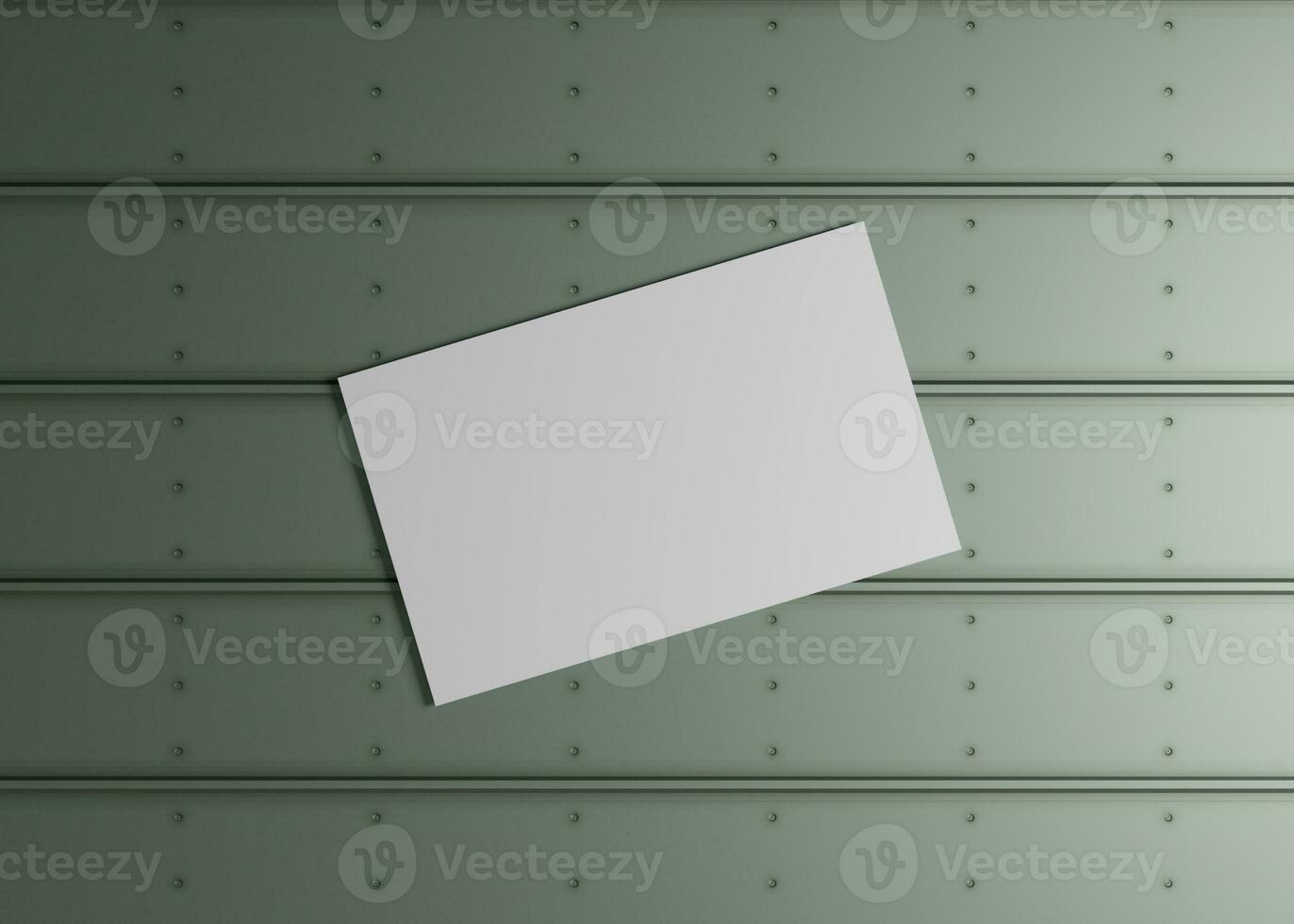 Realistic Business Card Mockup photo