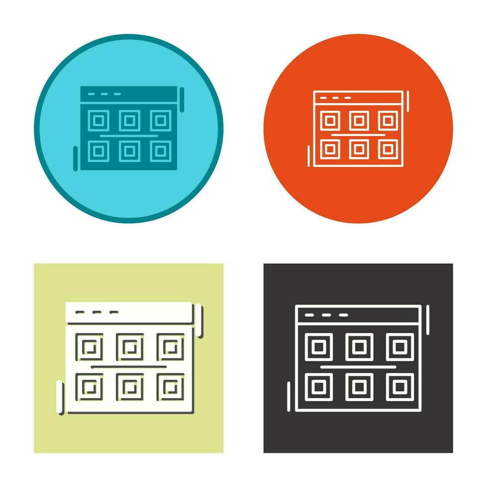 Layout Vector Icon