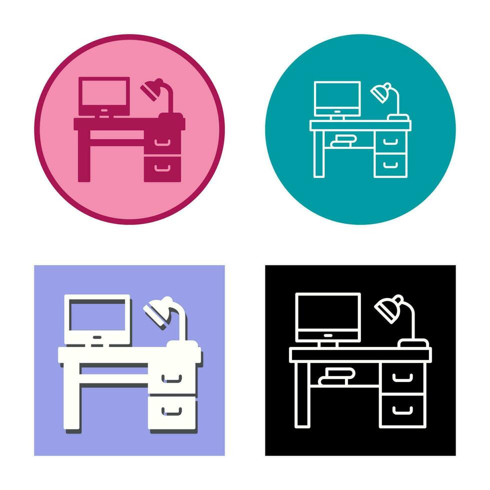 Desk Vector Icon