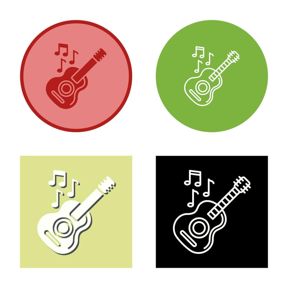 icono de vector de guitarra