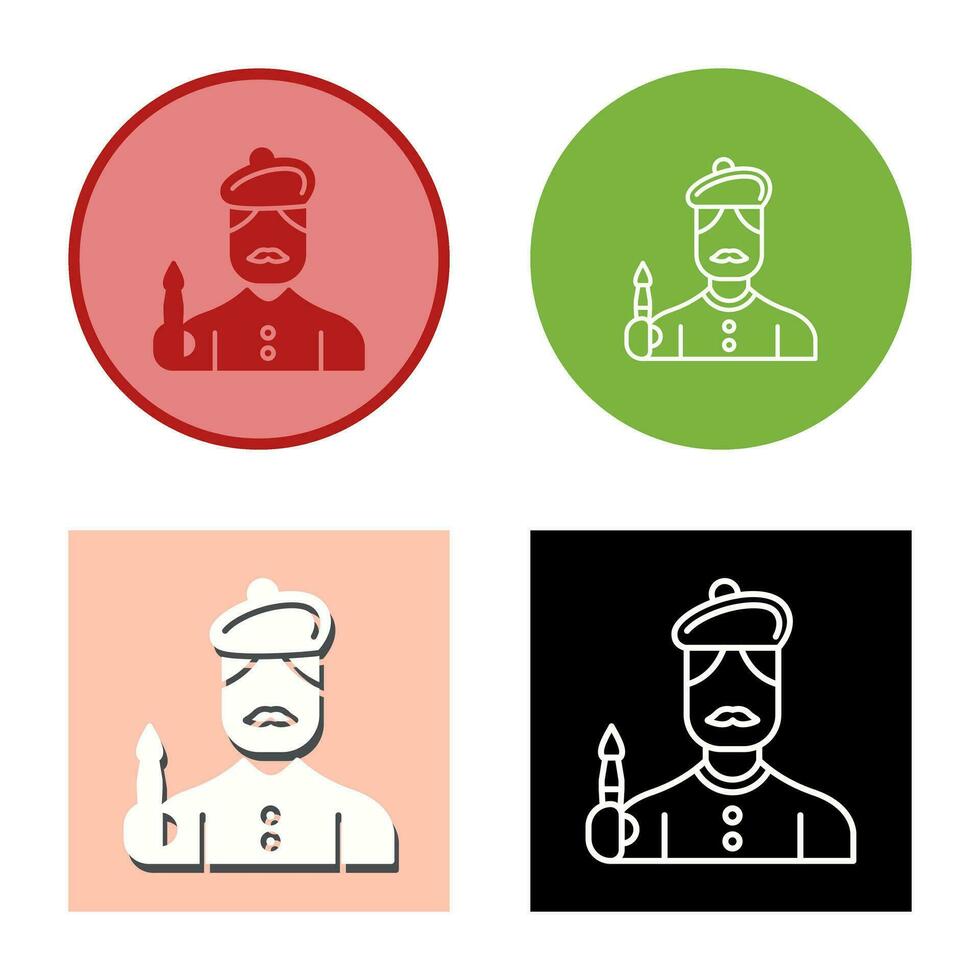 Artist Vector Icon