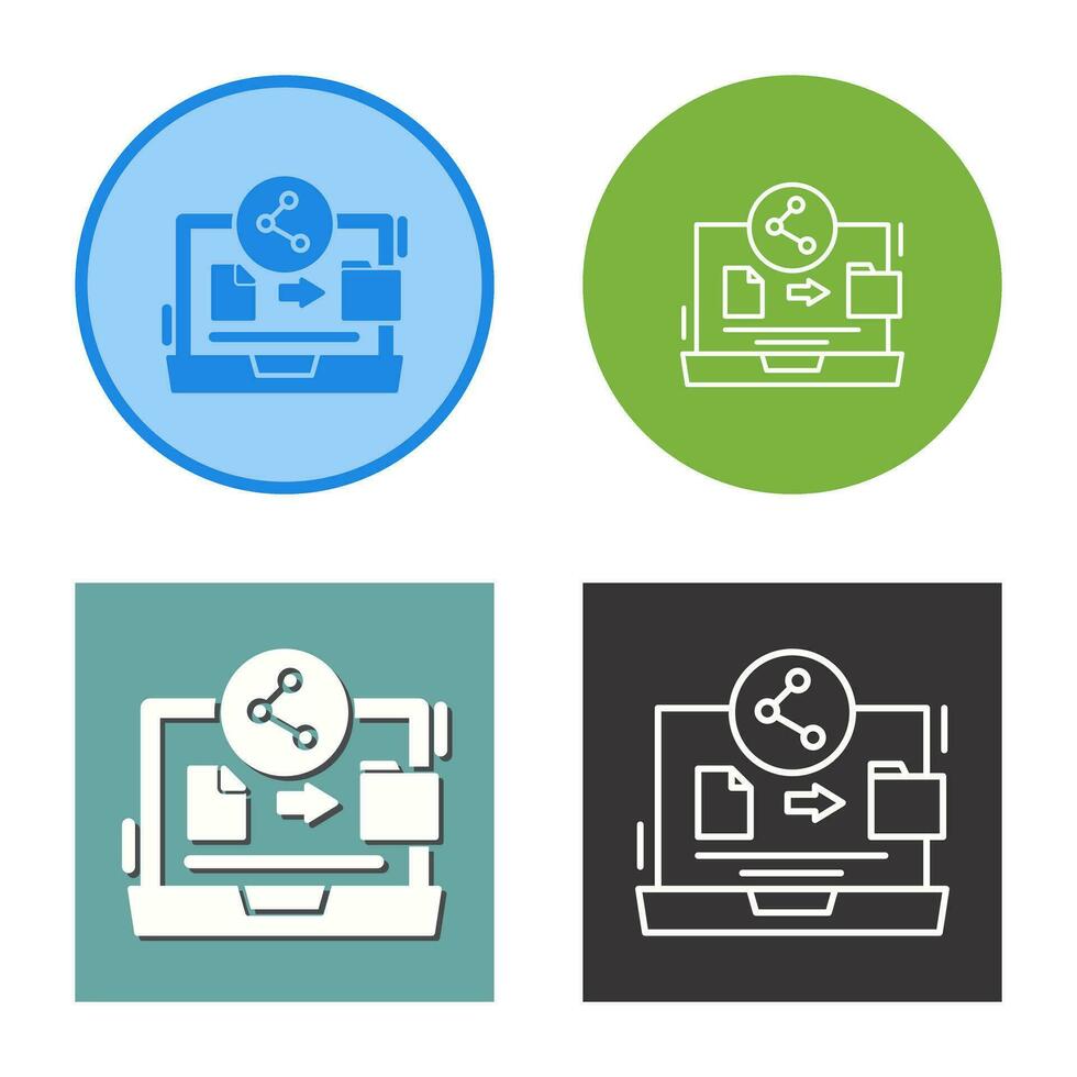 File Share Vector Icon