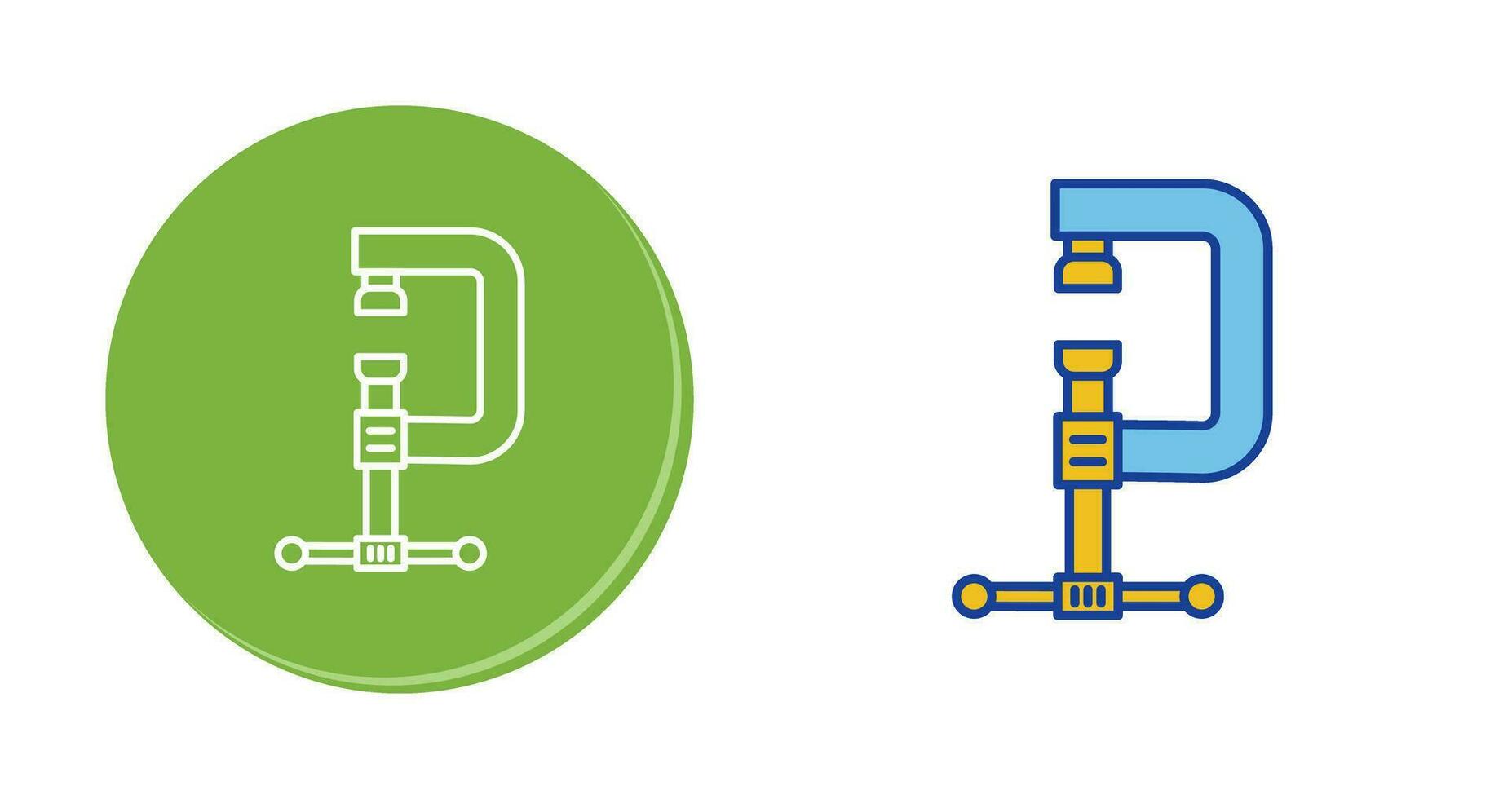 Clamp Vector Icon