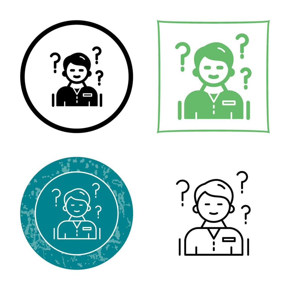Confuse Vector Icon
