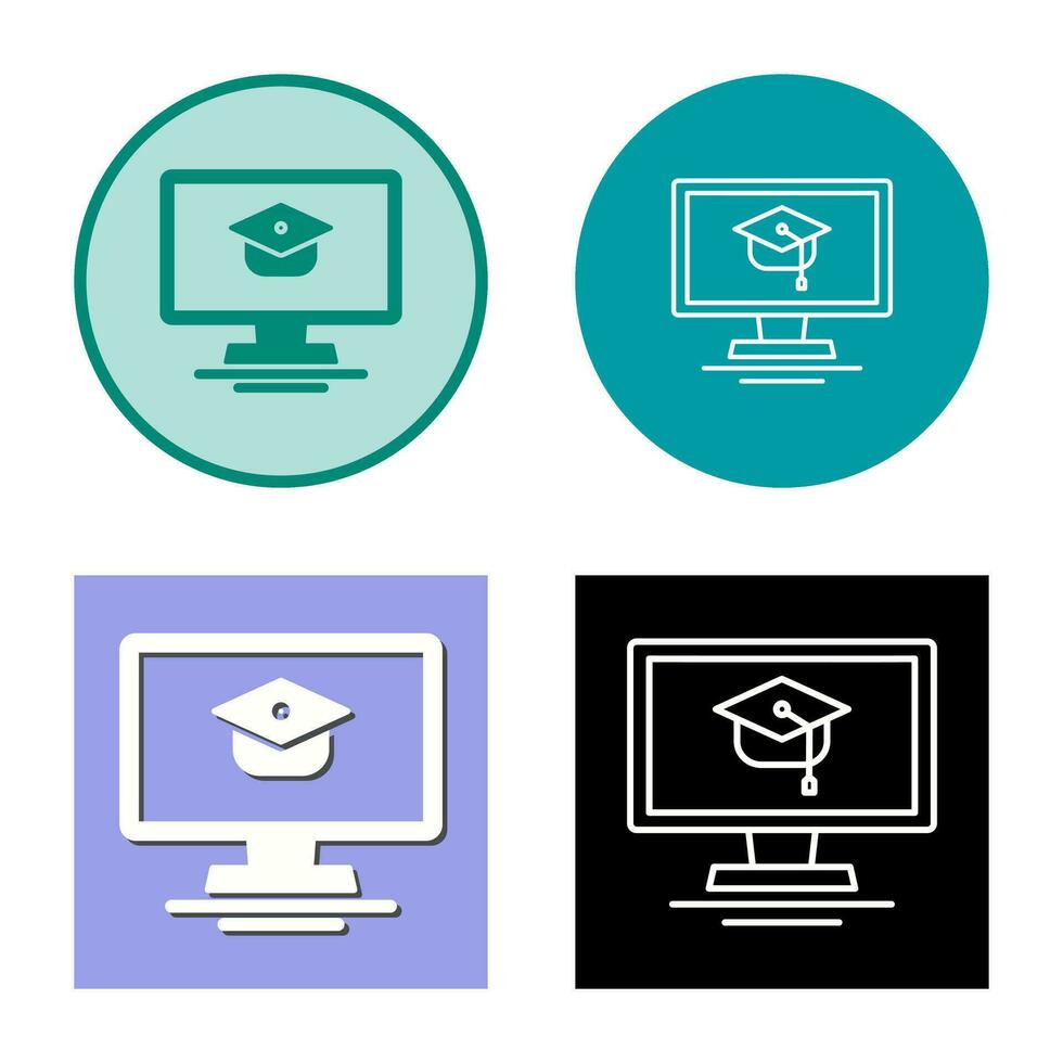 Online Course Vector Icon