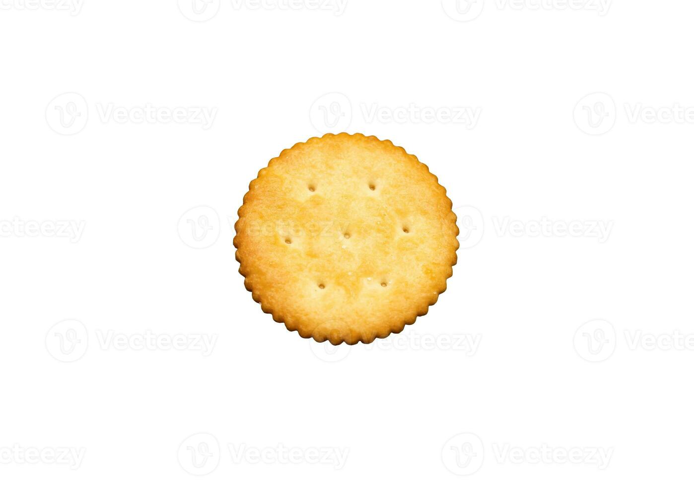 Biscuit or cookie or multigrain healthy cracker isolated on a white background photo
