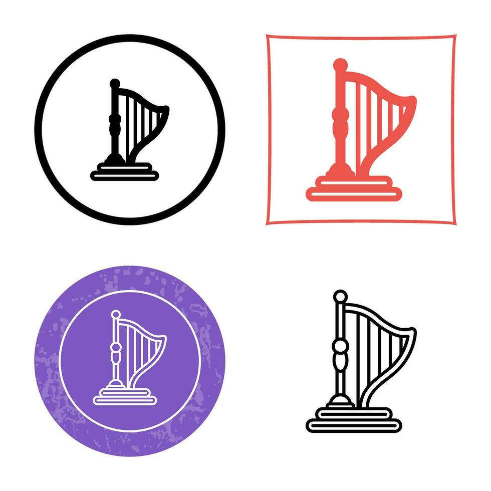 Harp Vector Icon