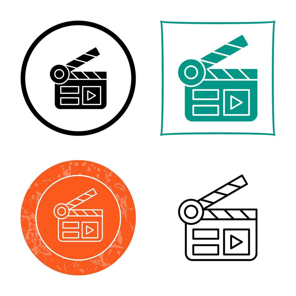 Clapper Board Vector Icon