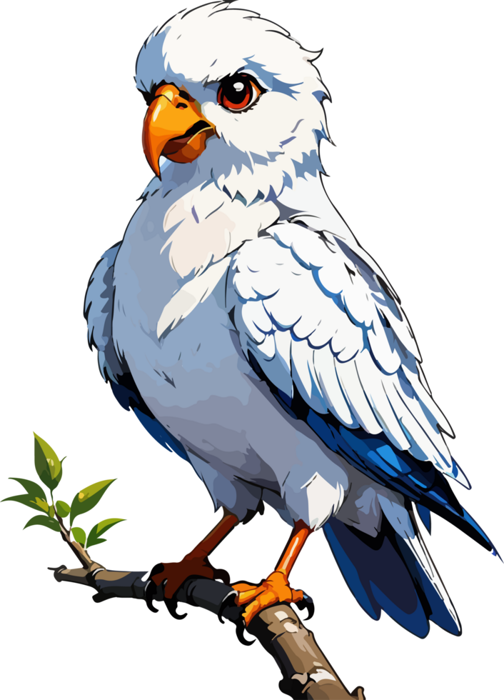 Lory Bird Cartoon Image AI Generative png