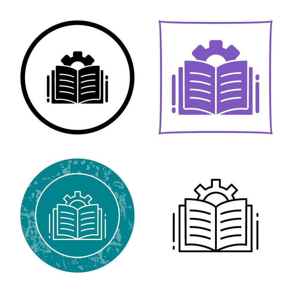 Open Book Vector Icon