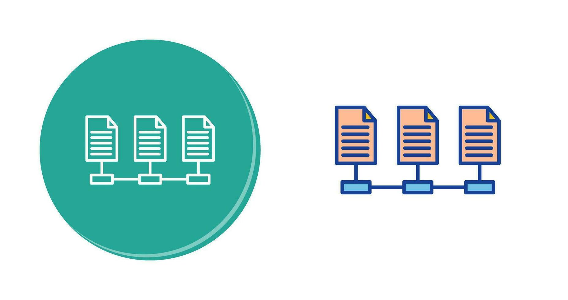 Network Files Vector Icon