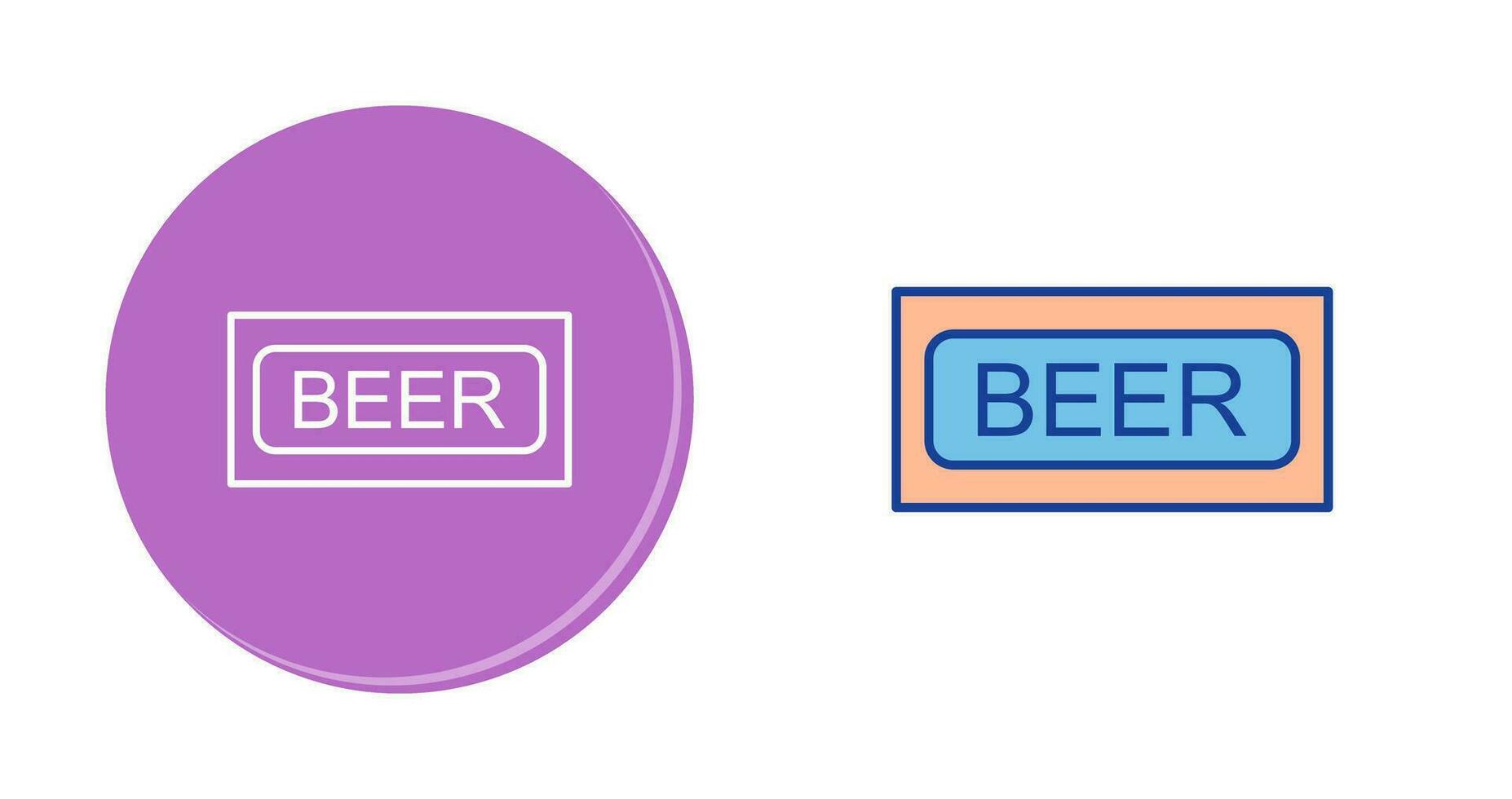 Beer Sign Vector Icon