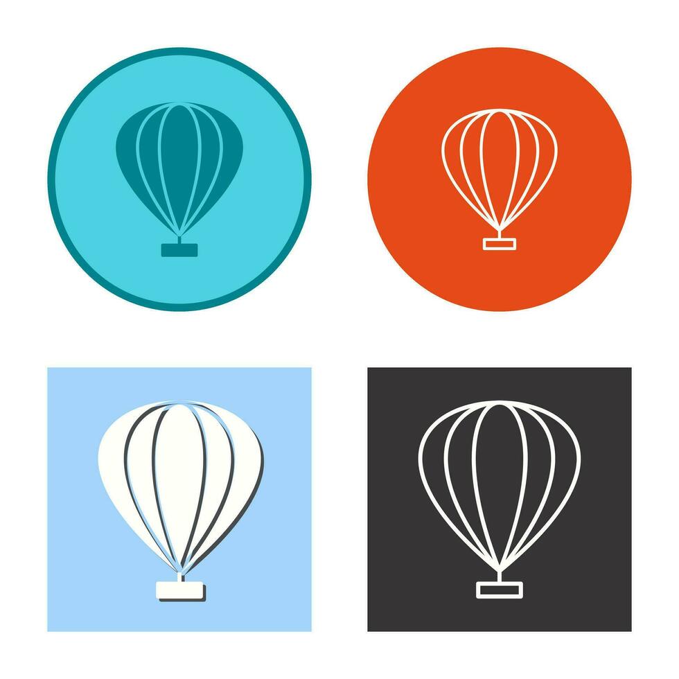 Hot Air Balloon Vector Icon