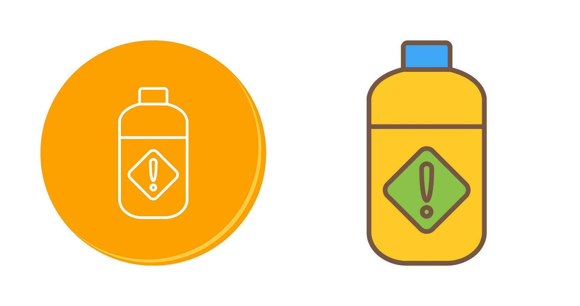Pesticide Bottle Vector Icon