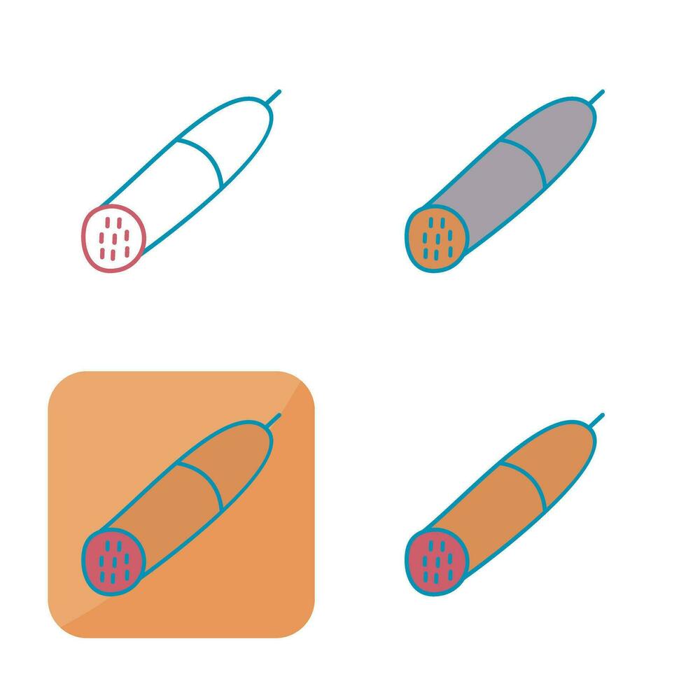 Salami Vector Icon