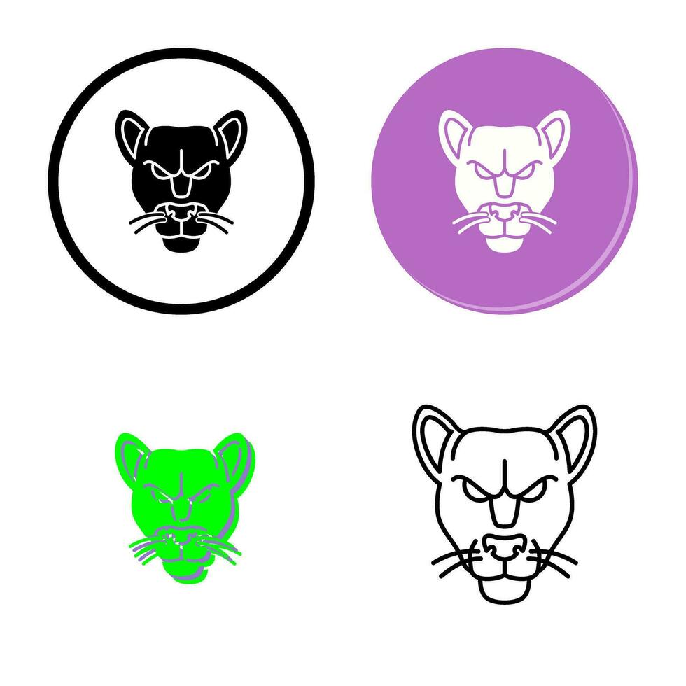 Black Panther Vector Icon