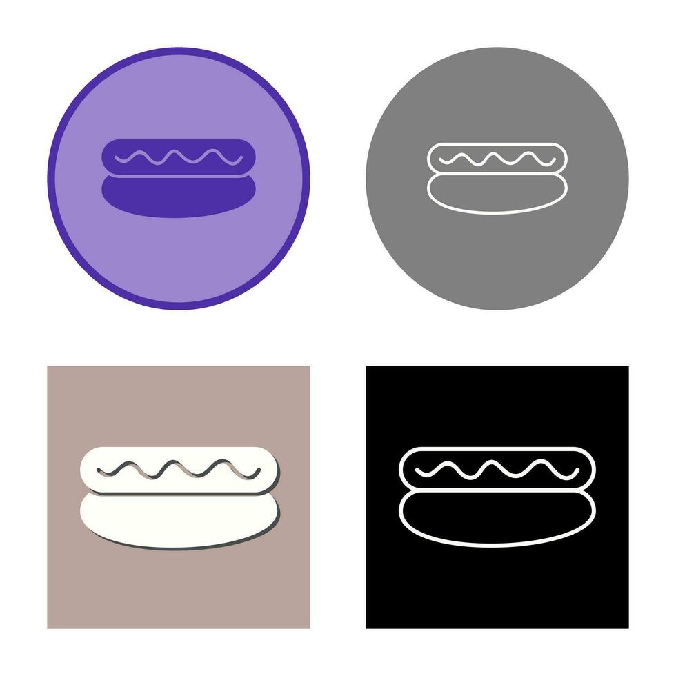 Hot Dog Vector Icon