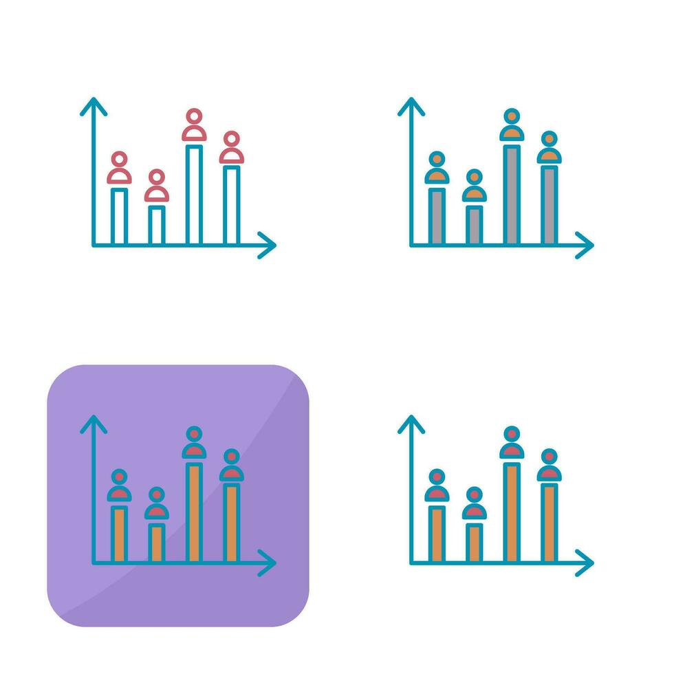 Candidate Graph Vector Icon