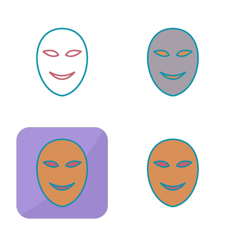 Ancient Face Mask Vector Icon