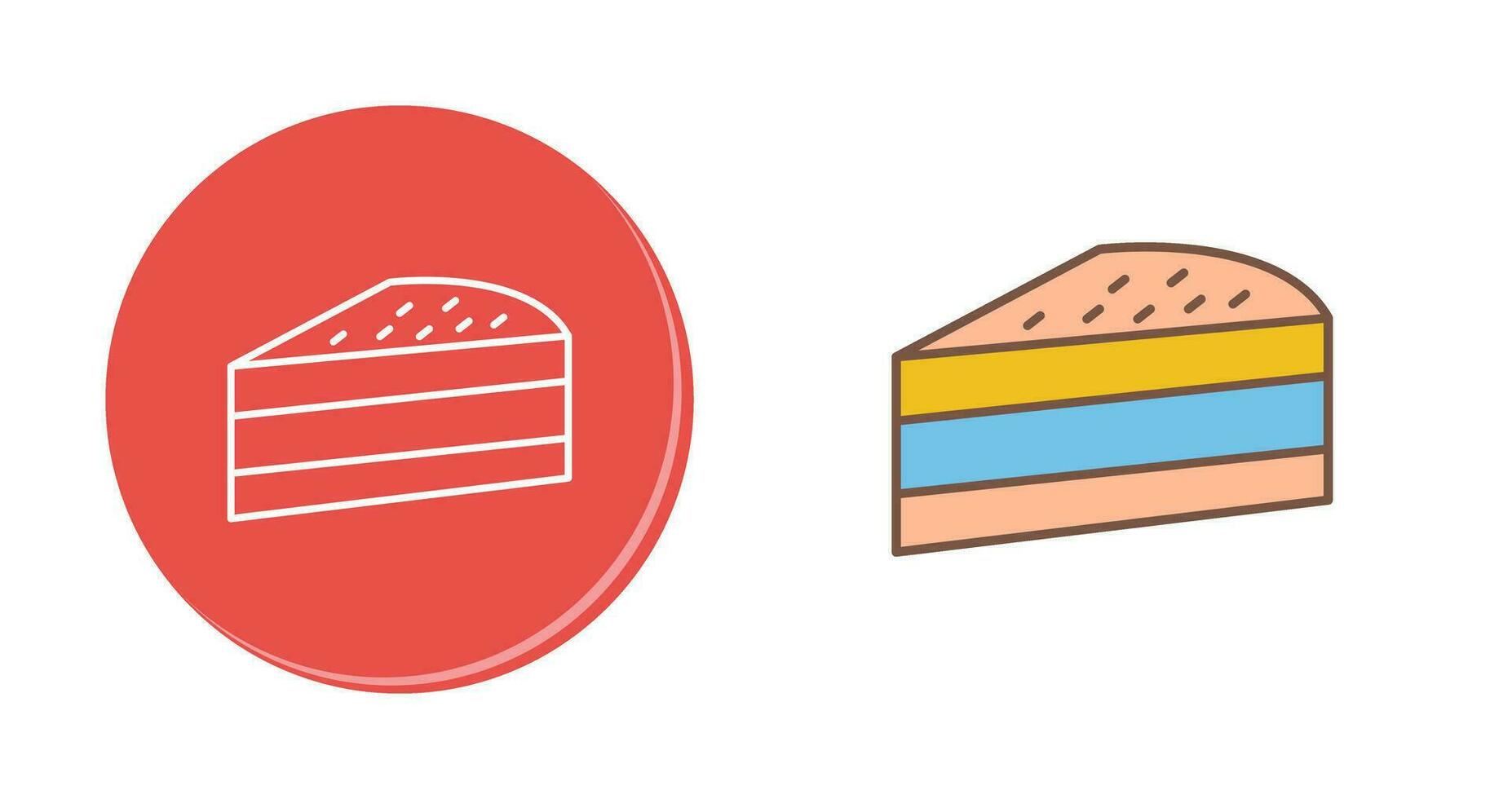 Cake Slice Vector Icon