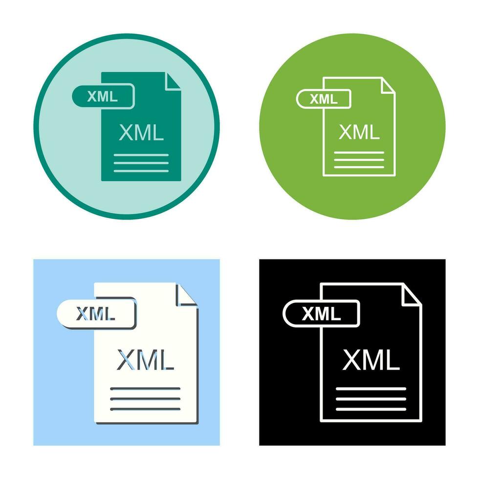 XML Vector Icon