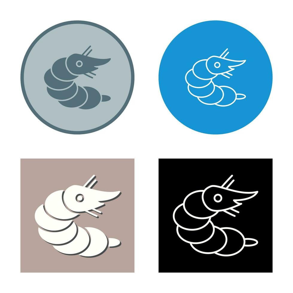 Shrimp Vector Icon