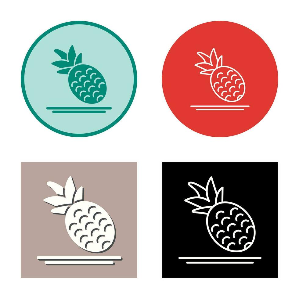 icono de vector de piña