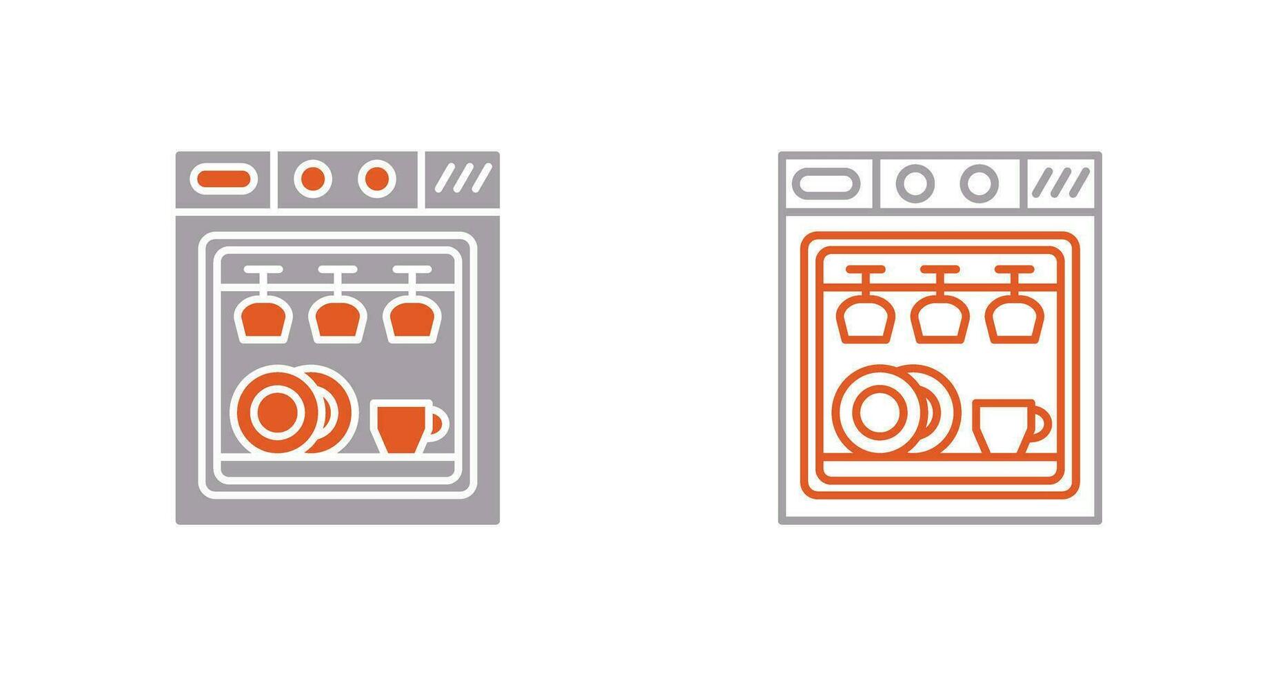 Dishwasher Vector Icon