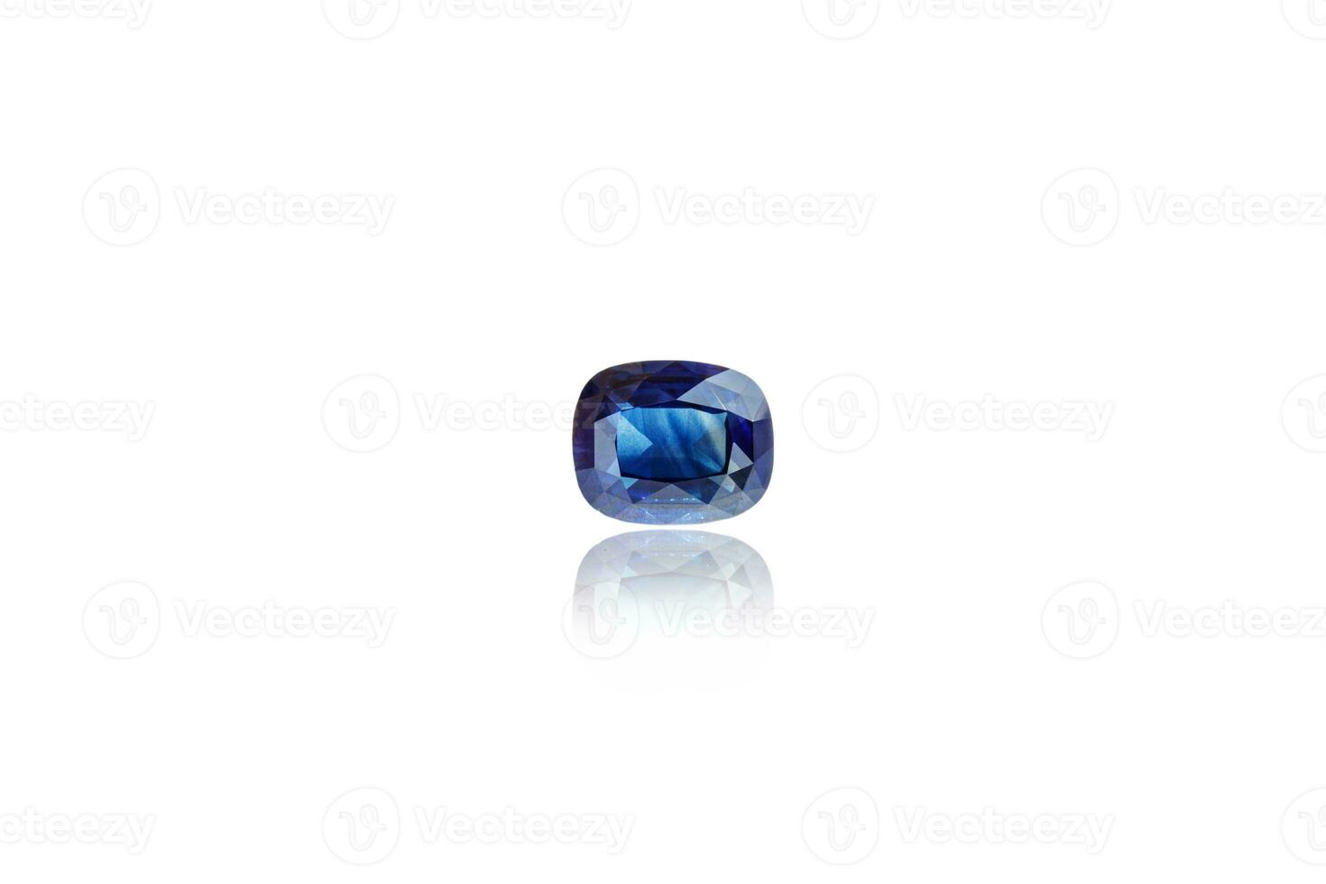 macro stone Sapphire mineral on a white background photo