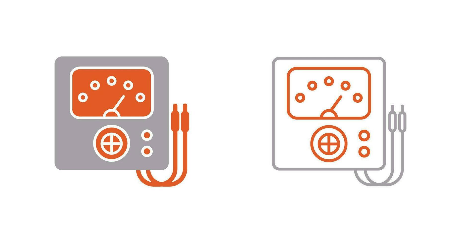 Voltmeter Vector Icon
